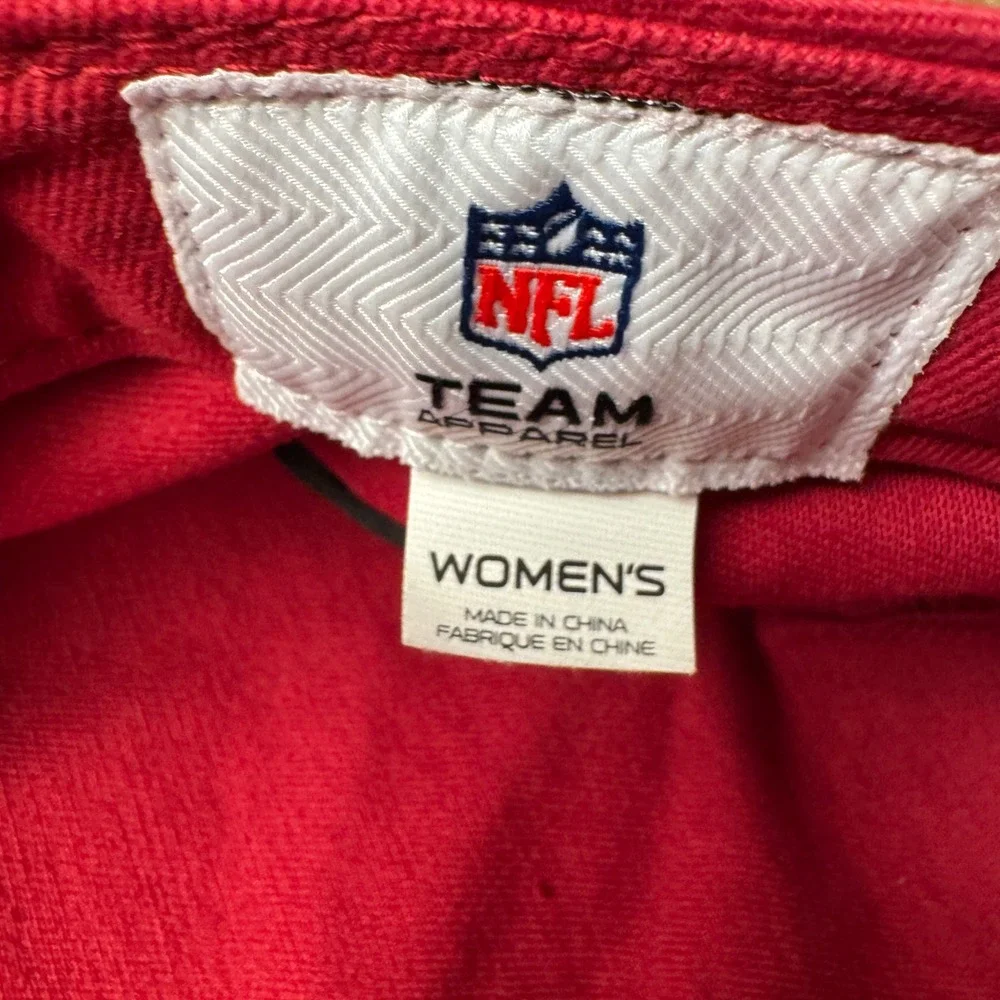 NFL Washington Redskins Womens Red Military‎ Cap Hat Sequin Logo Adjustable